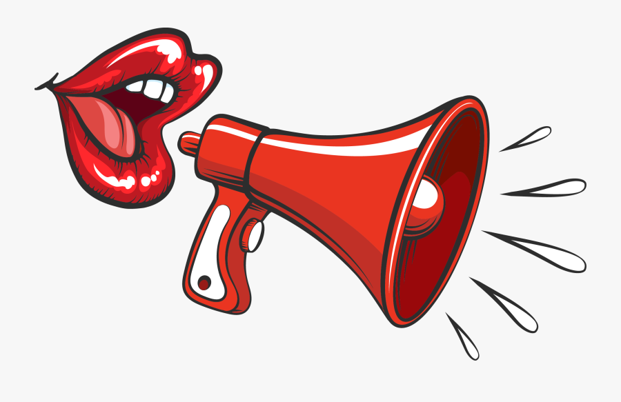 Mouth Megaphone Clipart , Png Download - Mouth And Megaphone, Transparent Clipart