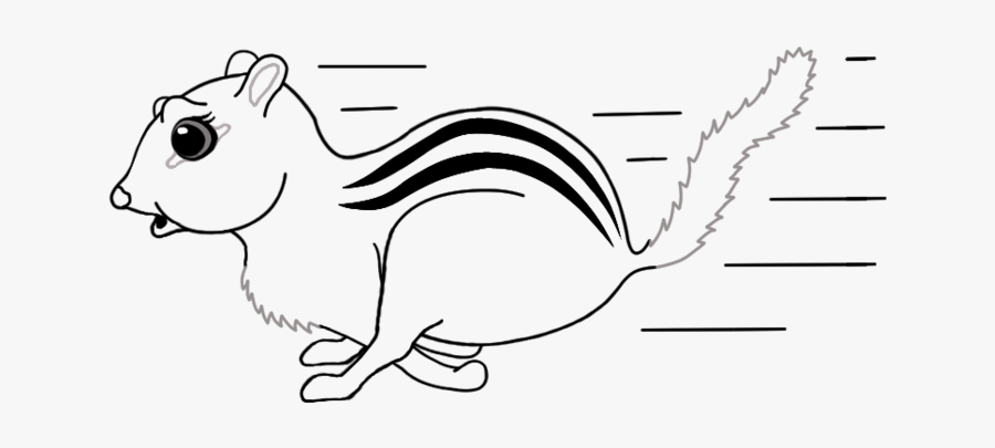 Clip Art Black Chipmunk - Squirrel, Transparent Clipart