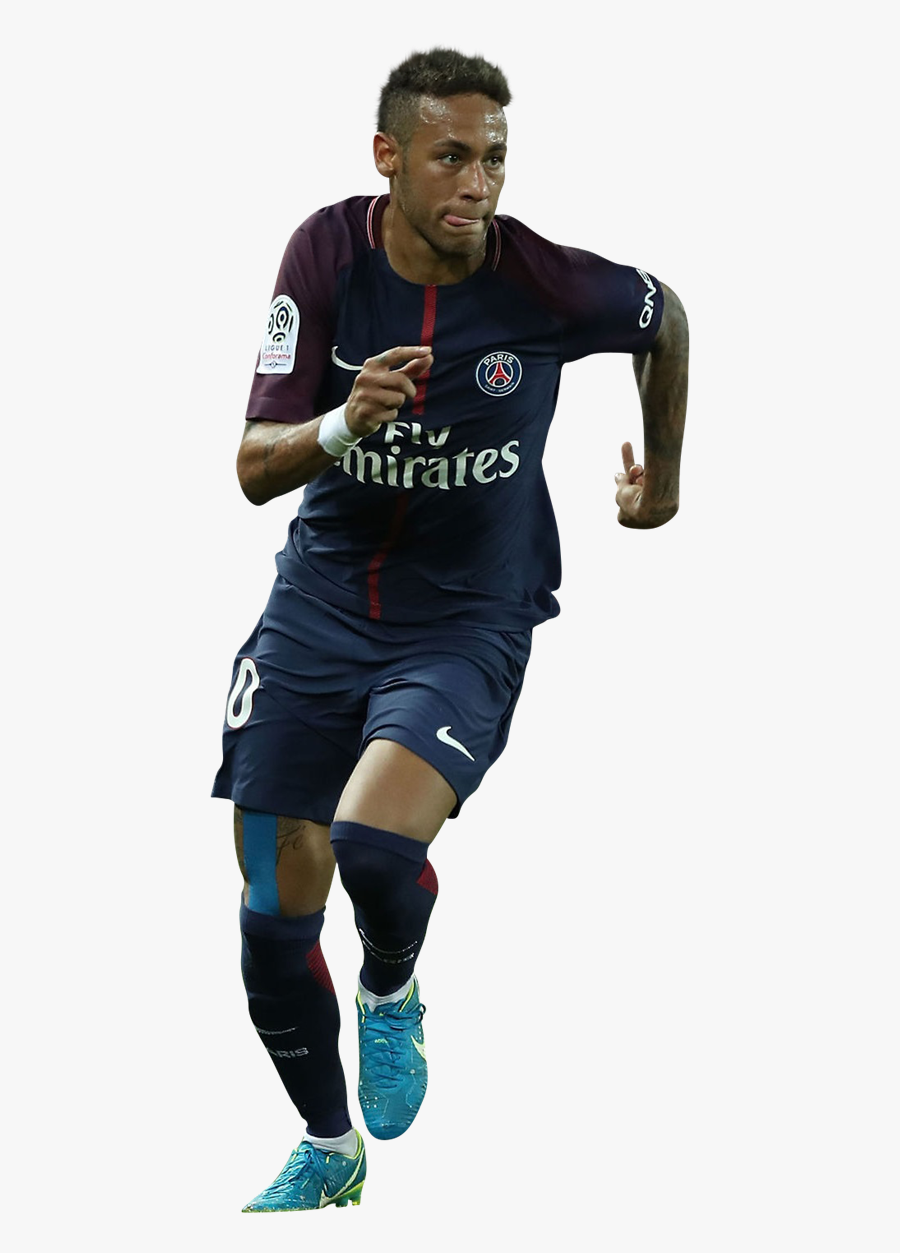 Neymar Png Running Psg By Szwejzi Clipart Image - Neymar Hd Psg Png, Transparent Clipart