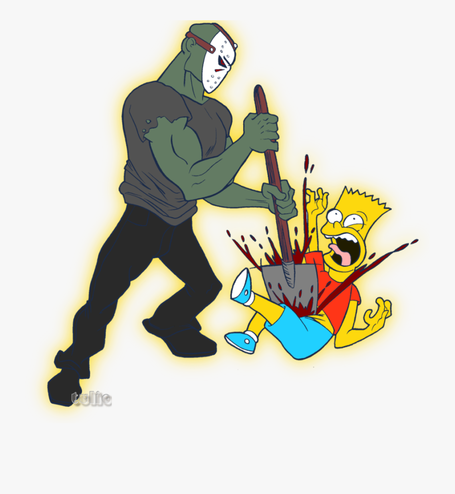Jason Voorhees Bay Area Rapid Transit Homo Sapiens - Top Bart Simpson Sideshow Bob, Transparent Clipart