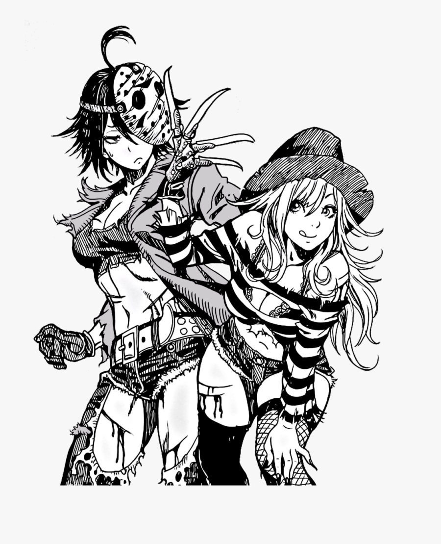 Clip Art And Freddy Kruger Kotobukiya - Female Jason Voorhees Fan Art, Transparent Clipart