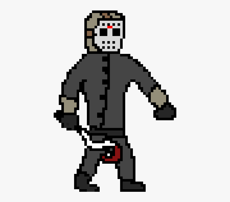 Jason Voorhees Pixel Transparent, Transparent Clipart
