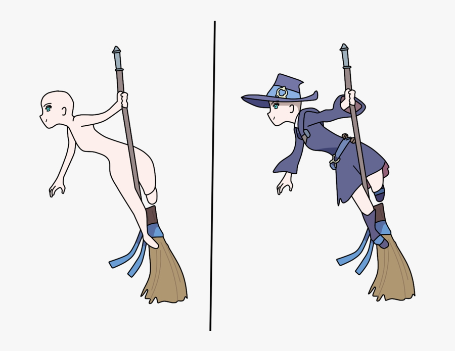 Drawing Witches Broom - Little Witch Academia Broomstick is a free transpar...