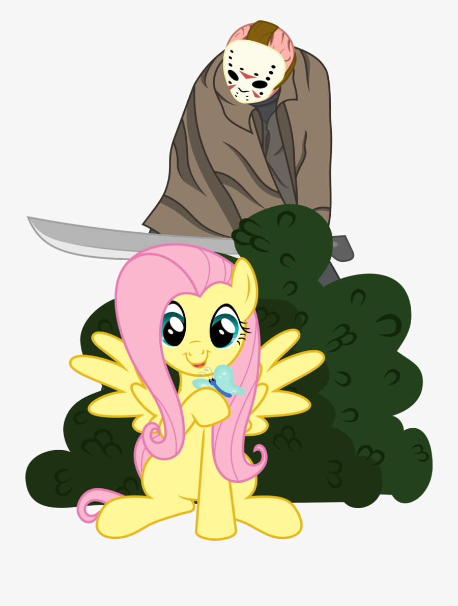 Transparent Jason Voorhees Png - Jason Voorhees Meets Fluttershy, Transparent Clipart