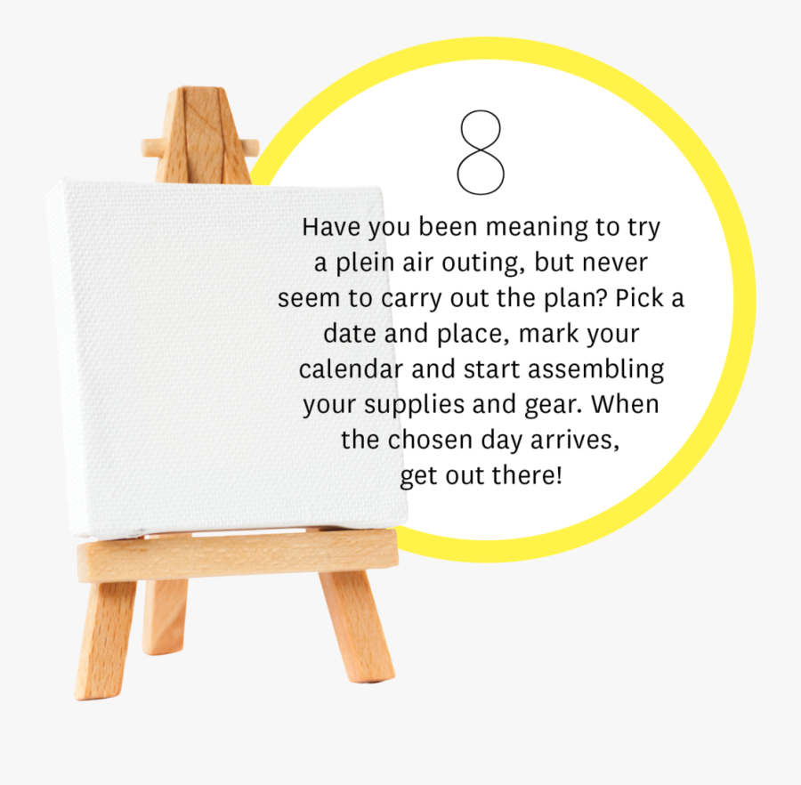 Transparent Art Easel Png - Circle, Transparent Clipart