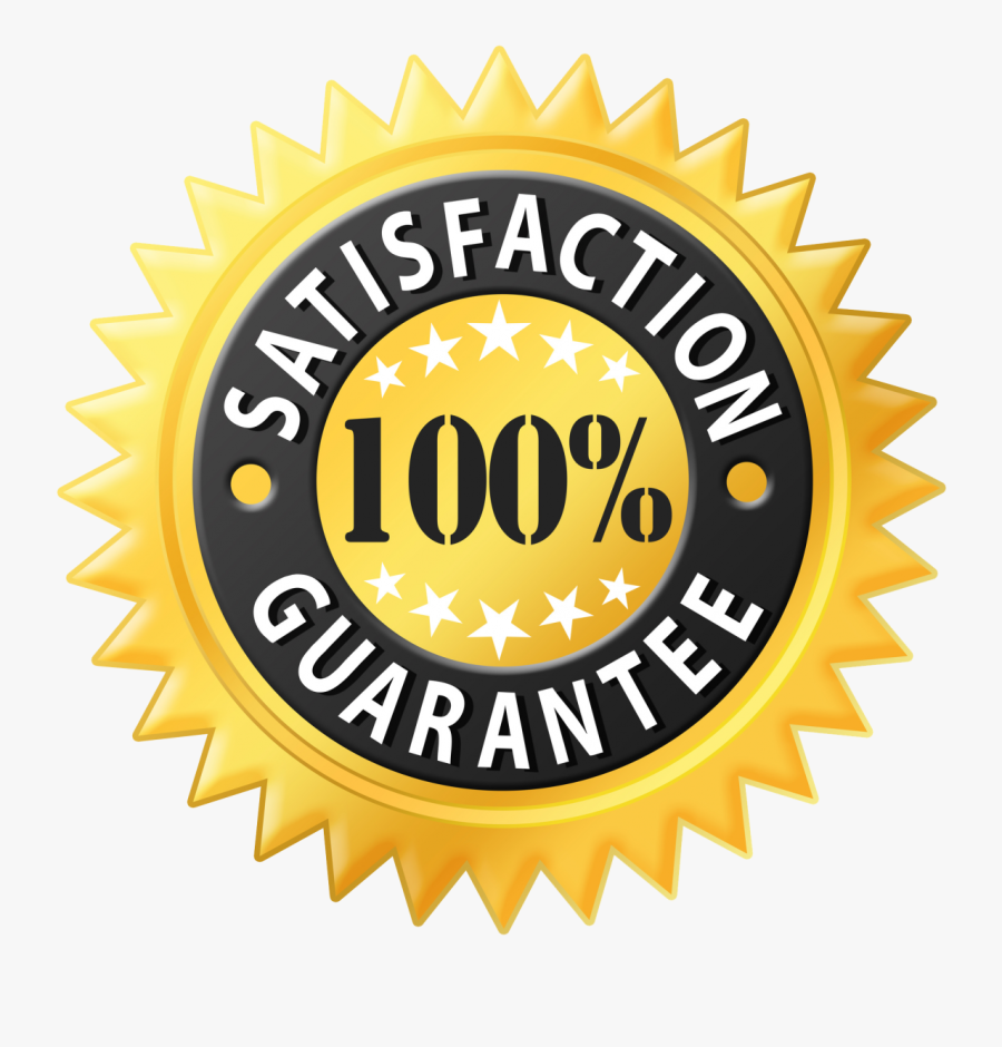 100 Percent Satisfaction Guarantee Png, Transparent Clipart