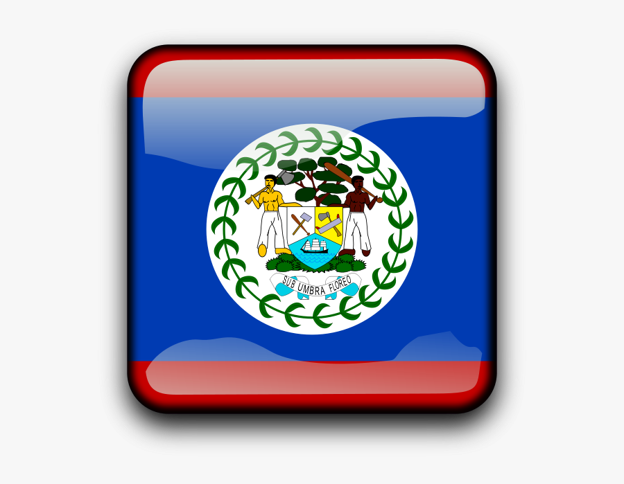 Bz - Belize Flag, Transparent Clipart