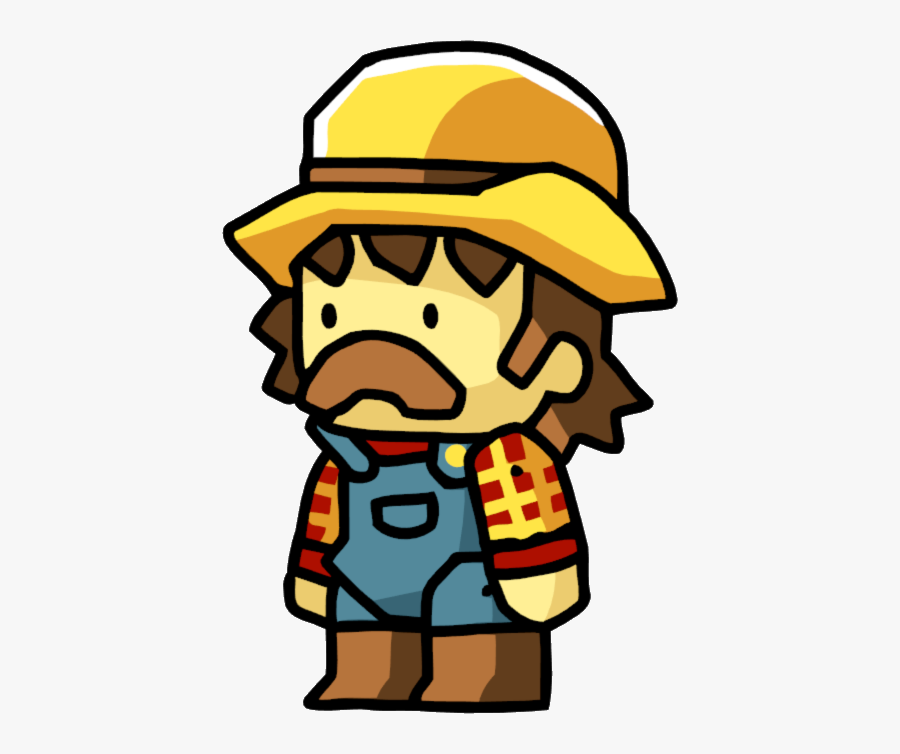 Farmer Png - Scribblenauts Farmer, Transparent Clipart