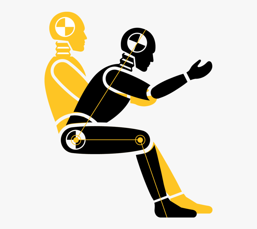 Skateboard Clip Motion - Illustration Crash Test Dummy Vector, Transparent Clipart