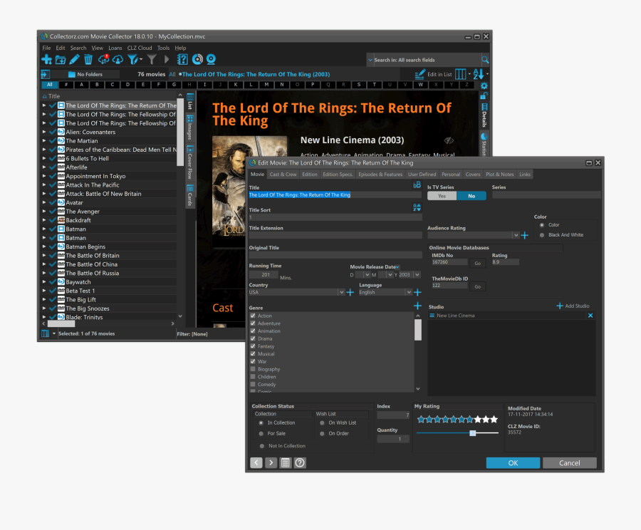 Lord Of The Rings - Long Sleeve: Lord Of The Rings - Rotk Poster, Transparent Clipart