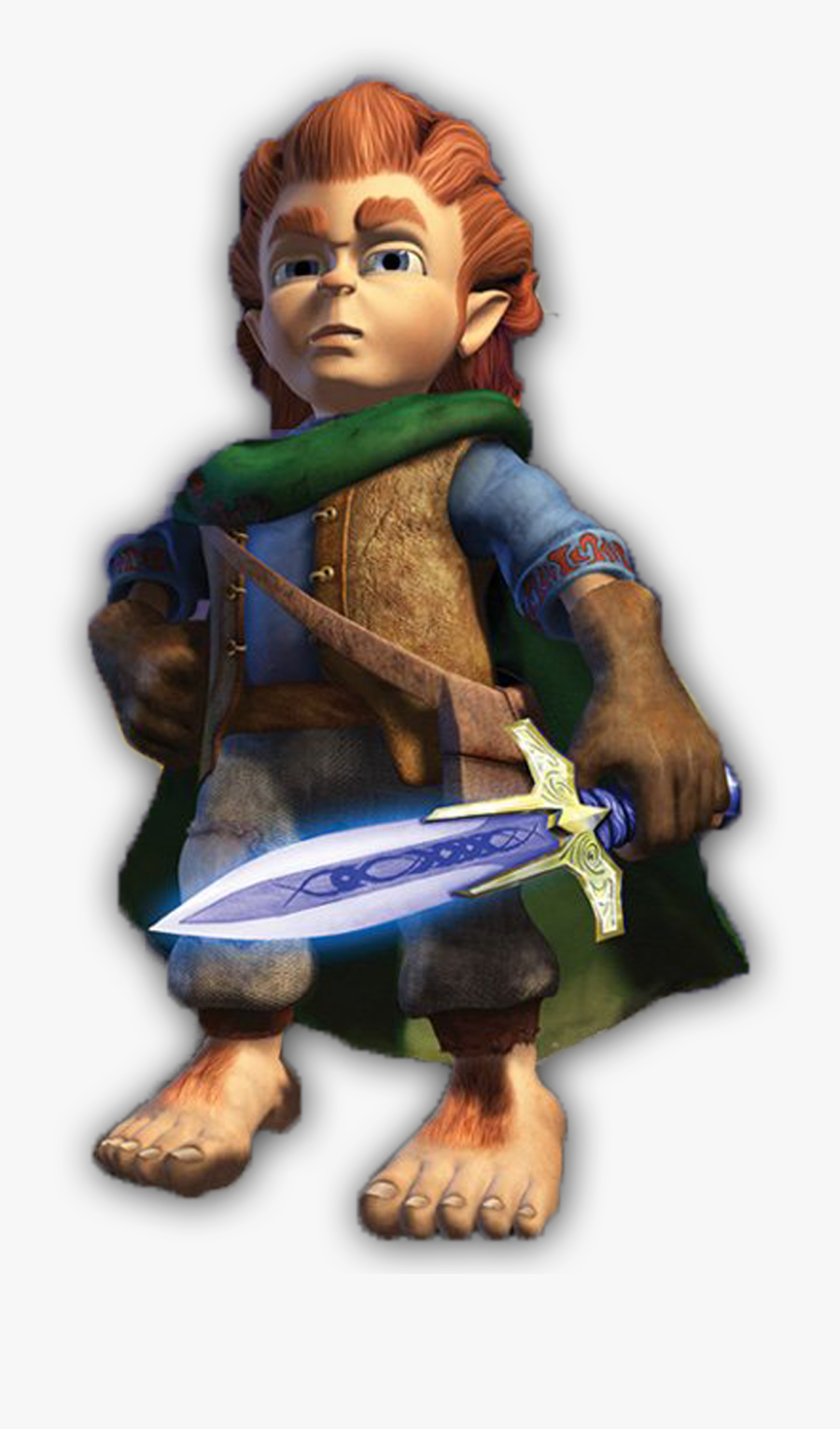 Bilbo Baggins Clipart - Bilbo The Hobbit Video Game, Transparent Clipart