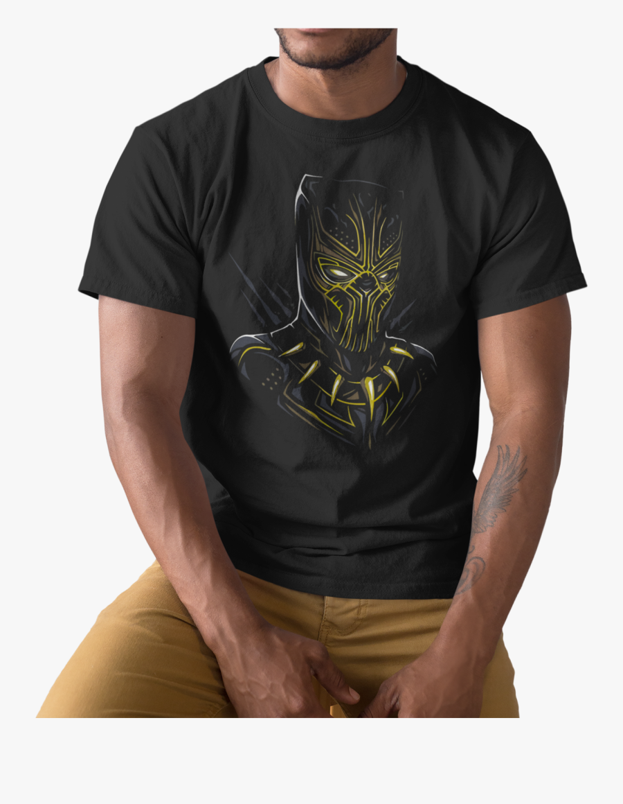 Clip Art Black Panther T Shirt - Programmer Best Shirt, Transparent Clipart