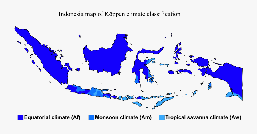 Climate Drawing Stormy Weather - Koppen Climate Map Indonesia, Transparent Clipart