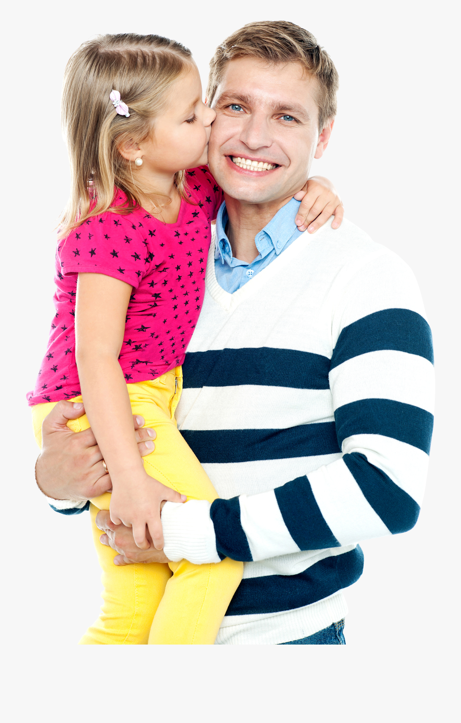 Father And Daughter Png Image, Transparent Clipart