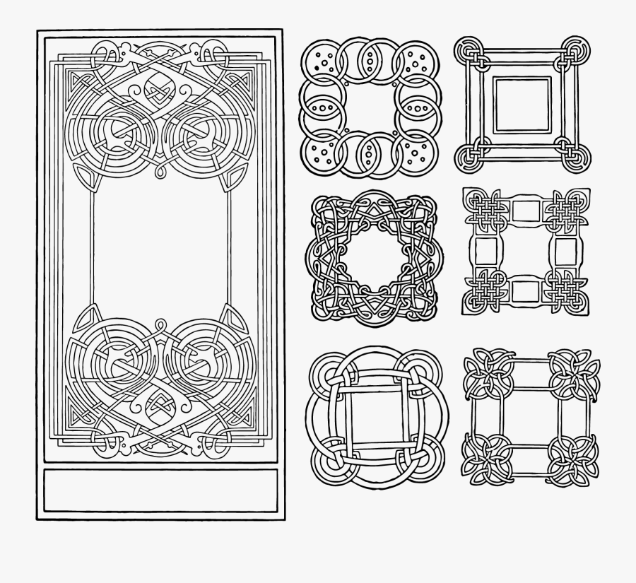 Transparent Celtic Pattern Png - Drawing, Transparent Clipart