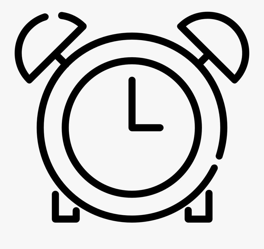 Alarm Clock Vector, Transparent Clipart
