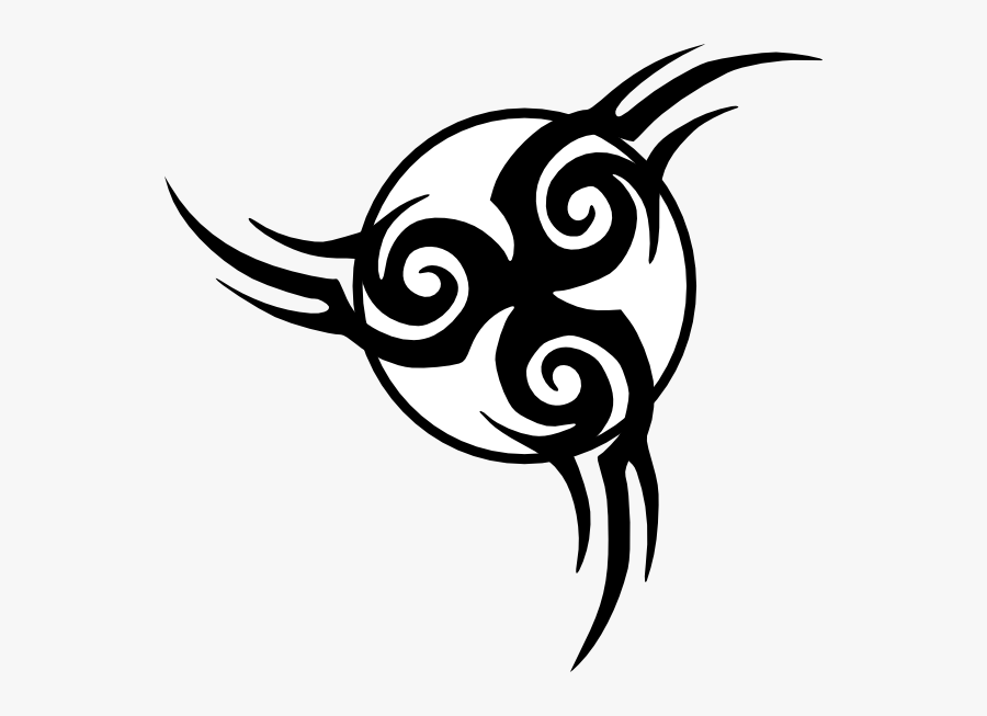 Triquetra Tribal Tattoo, Transparent Clipart