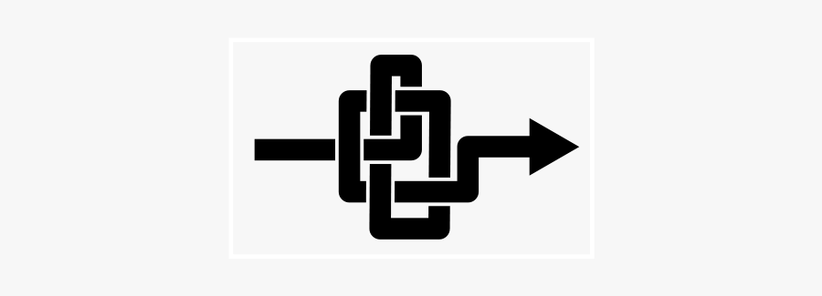 Free Knot Arrow - Arrow With A Knot, Transparent Clipart