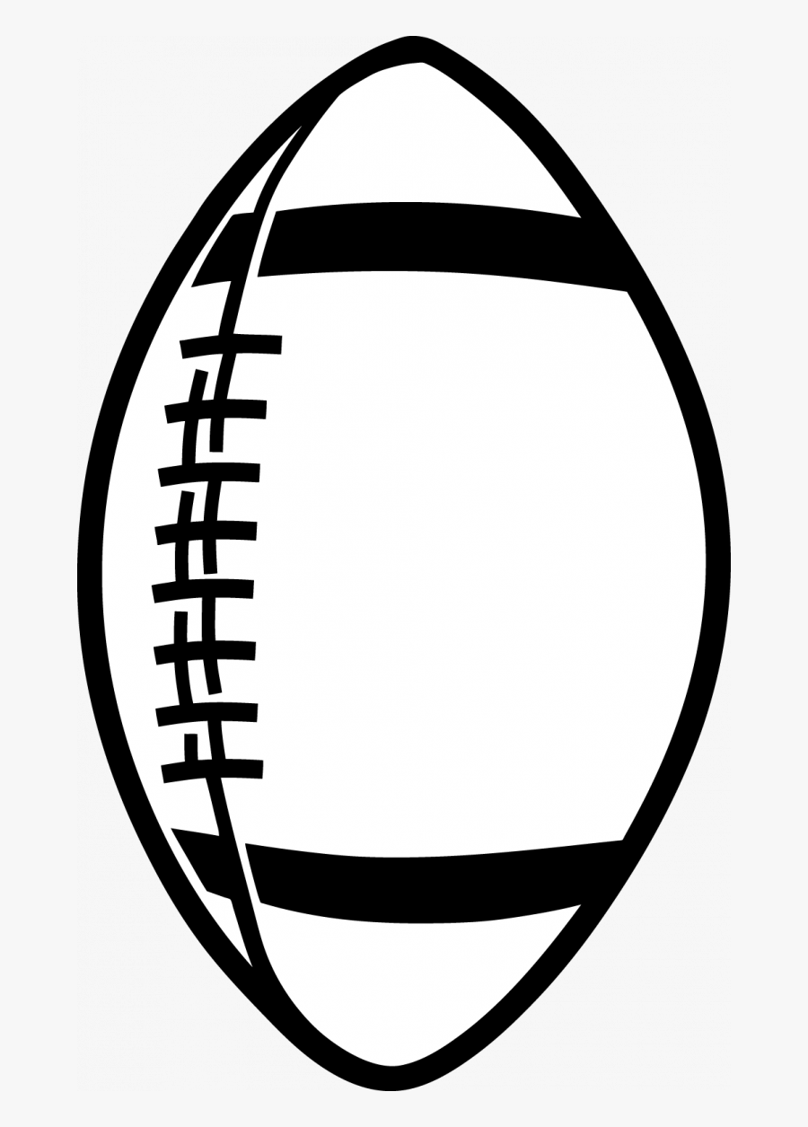 Pics Of A Football Clip Art On Images For Outline Clipart - Football Clipart Black And White, Transparent Clipart