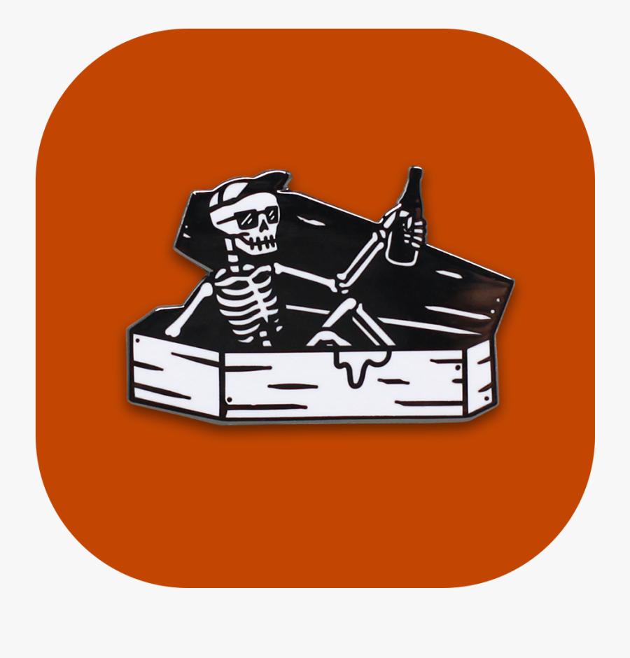Guy Pins Pongs - Coffin Guy, Transparent Clipart