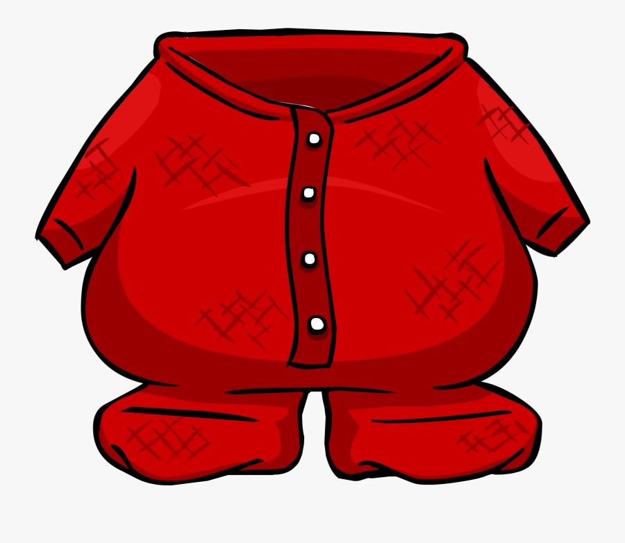 Pajama Clipart Winter Pajamas - Club Penguin Clothing Clipart, Transparent Clipart