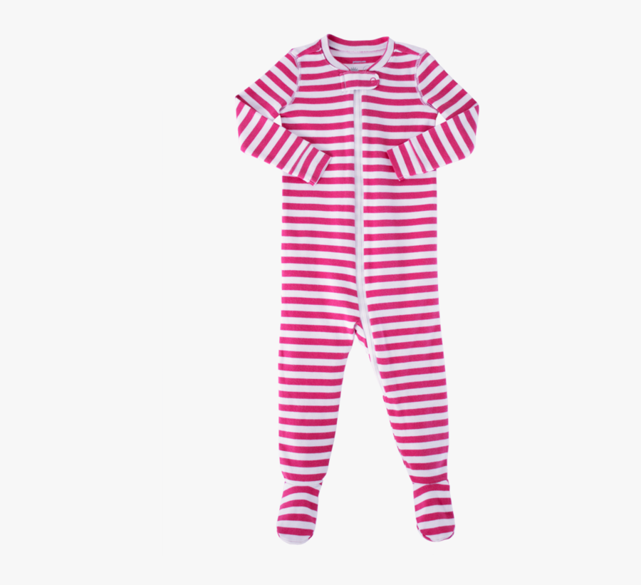 The Baby Stripe Zip Footie - Beach And Bandits Xs, Transparent Clipart