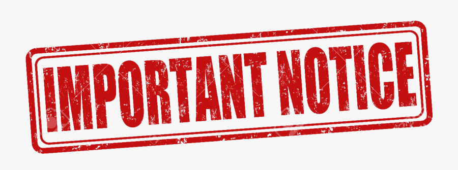 Png Important Notice Transparent Important Notice - Important Png Transparent, Transparent Clipart