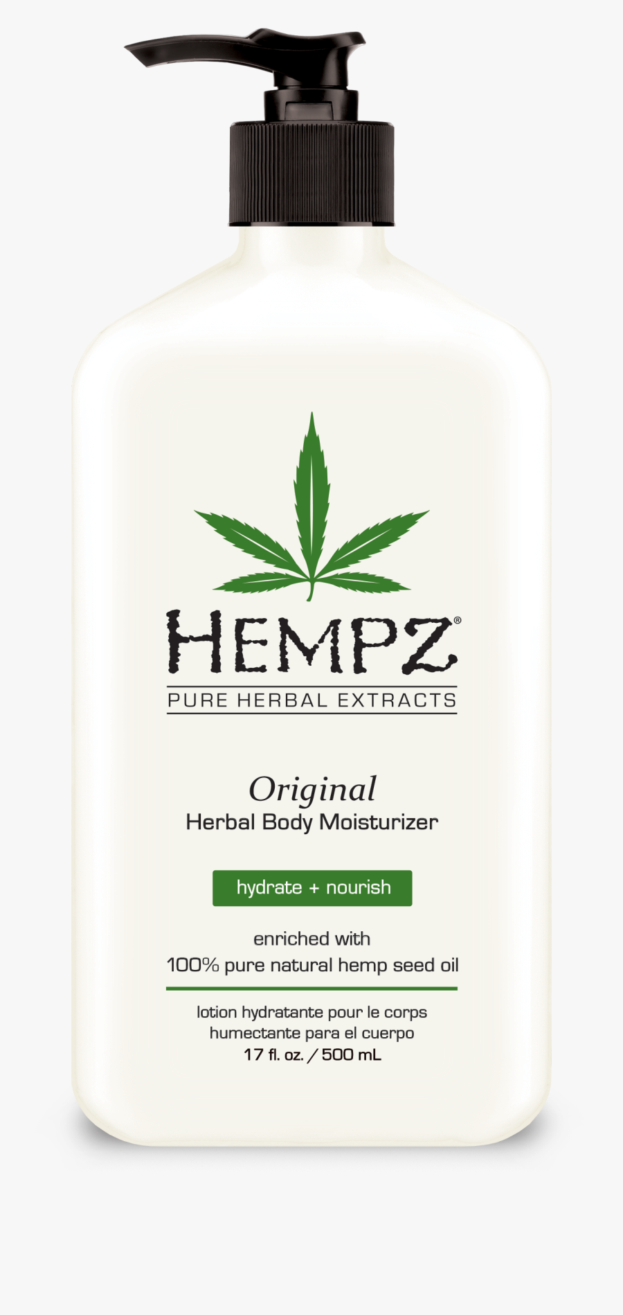 Clip Art Hempz Original Lotion - Triple Moisture Herbal Whipped Body Creme, Transparent Clipart