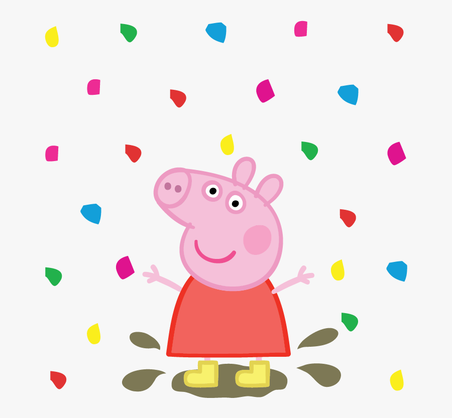 Peppa Cardboard Cut Out Standee Clipart , Png Download - Peppa Pig In A Puddle, Transparent Clipart