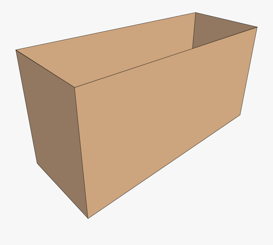 Clipart Box Corrugated Box - Wood, Transparent Clipart