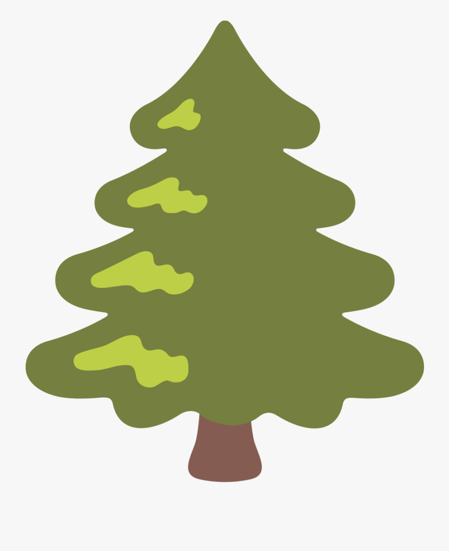Emoji Tree Evergreen Text Messaging Clip Art - Department Of Botany Logo, Transparent Clipart