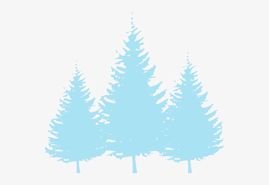Baby Blue Trees Svg Clip Arts - Transparent Pine Tree Clip Art, Transparent Clipart