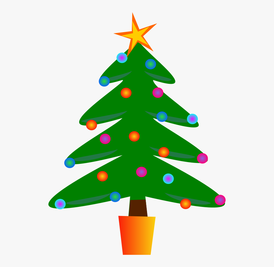 Christmas Tree Clipart - Copyright Free Christmas Tree, Transparent Clipart