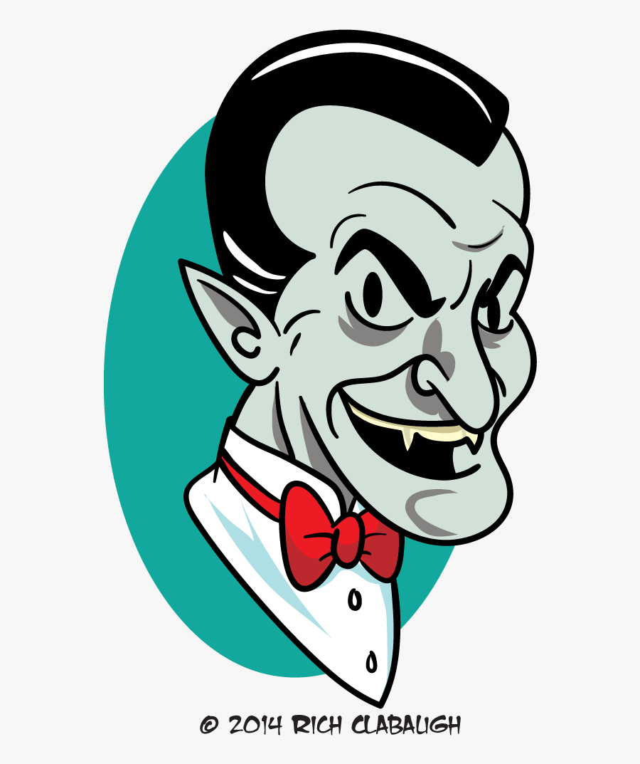 Vampire Clipart Vampire Face - Cartoon, Transparent Clipart
