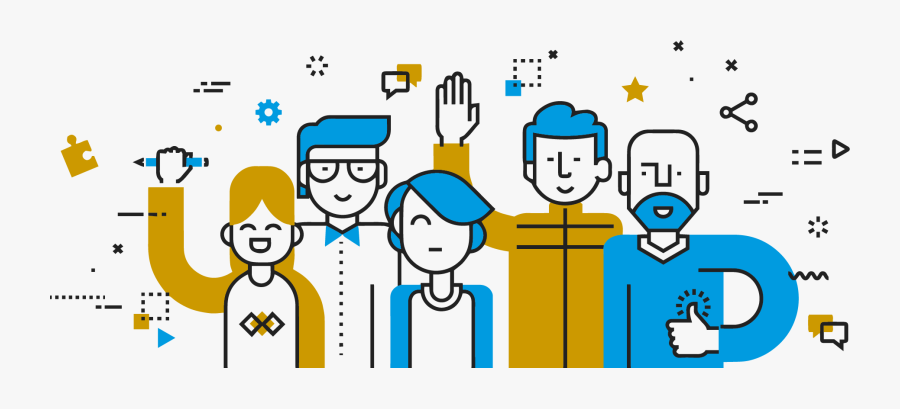 Analyst Clipart Applied Research - Social Influencers Illustration Png, Transparent Clipart