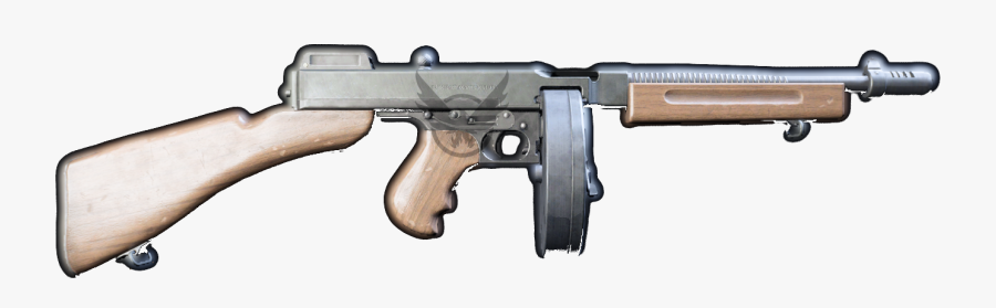 Submachine Gun - Firearm - Firearm, Transparent Clipart