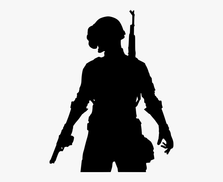 Pubg Computer Game Counter Strike - Pubg Silhouette, Transparent Clipart