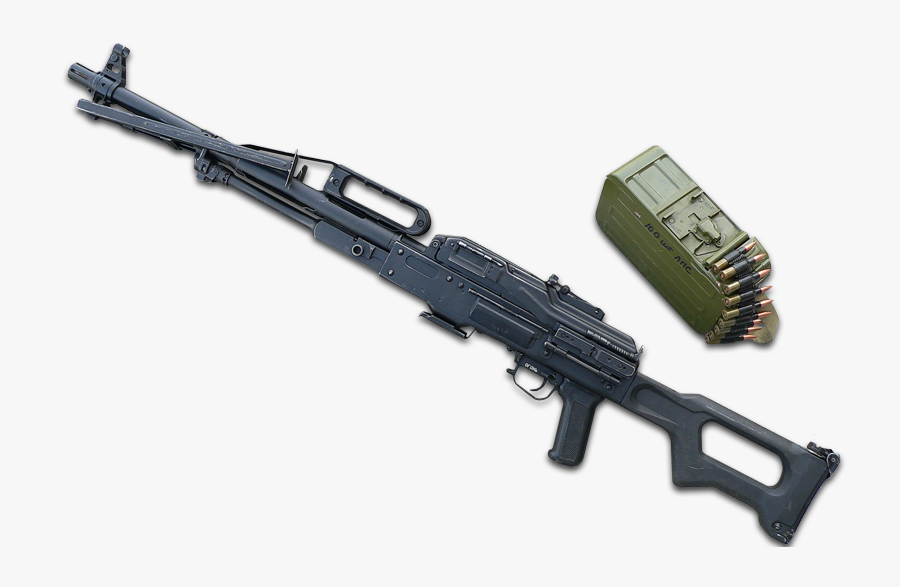 Machine Gun Png - Pecheneg Machine Gun, Transparent Clipart