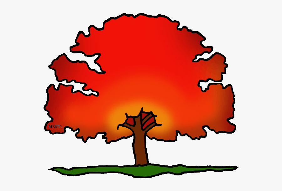 Resume Clipart Red Oak Tree - Clip Art, Transparent Clipart