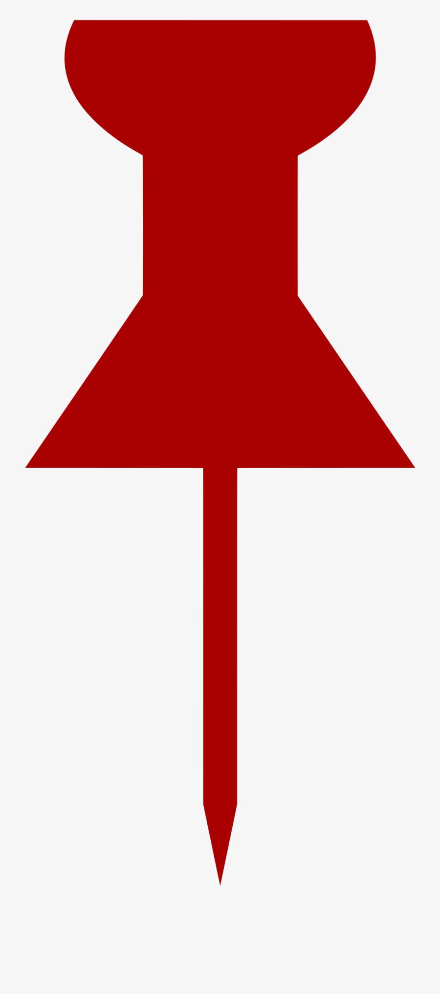 Stationery Tack Simplified Big Tack Pin , Free Transparent Clipart