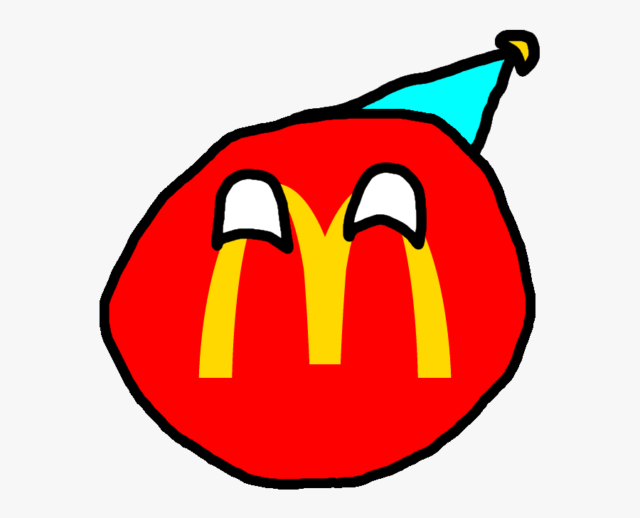 Countryballs Mcdonalds Clipart , Png Download - Polandball Mcdonalds, Transparent Clipart