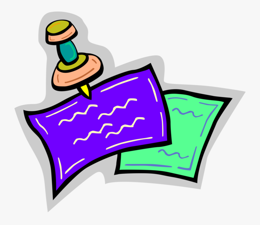 Message Clipart Pin Tack, Transparent Clipart