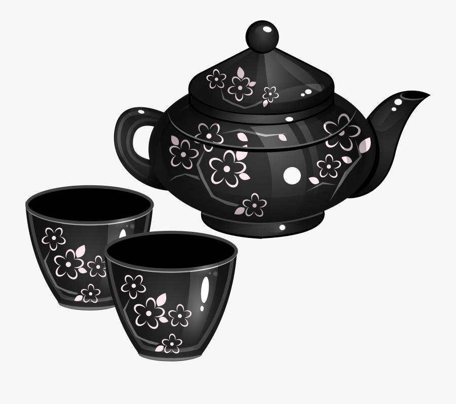 Tea Set Png Clipart Image - Tea Set Clipart Png, Transparent Clipart