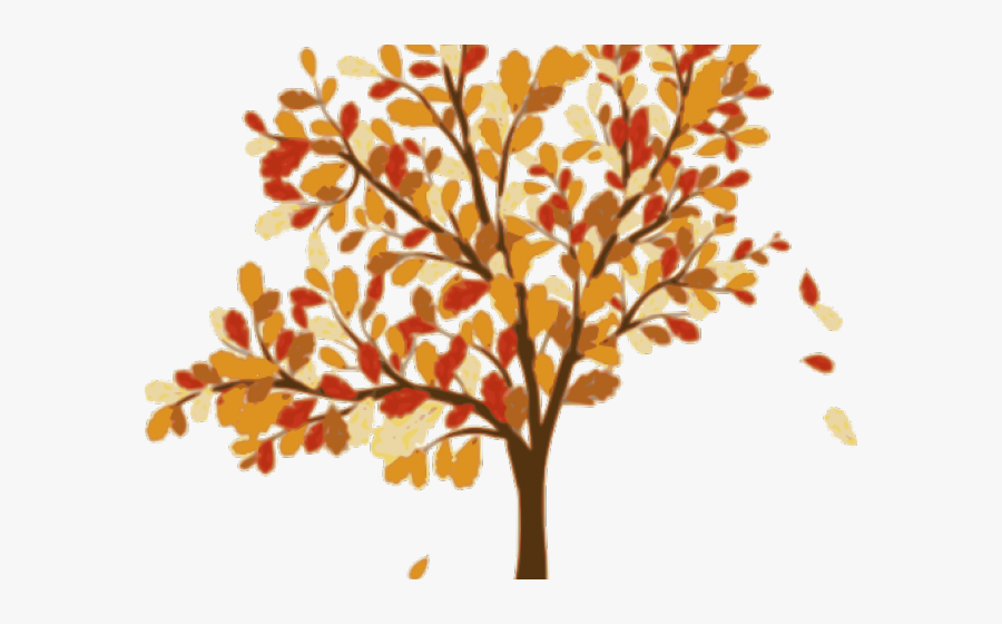 Leaves Falling From A Tree Free Transparent Clipart Clipartkey