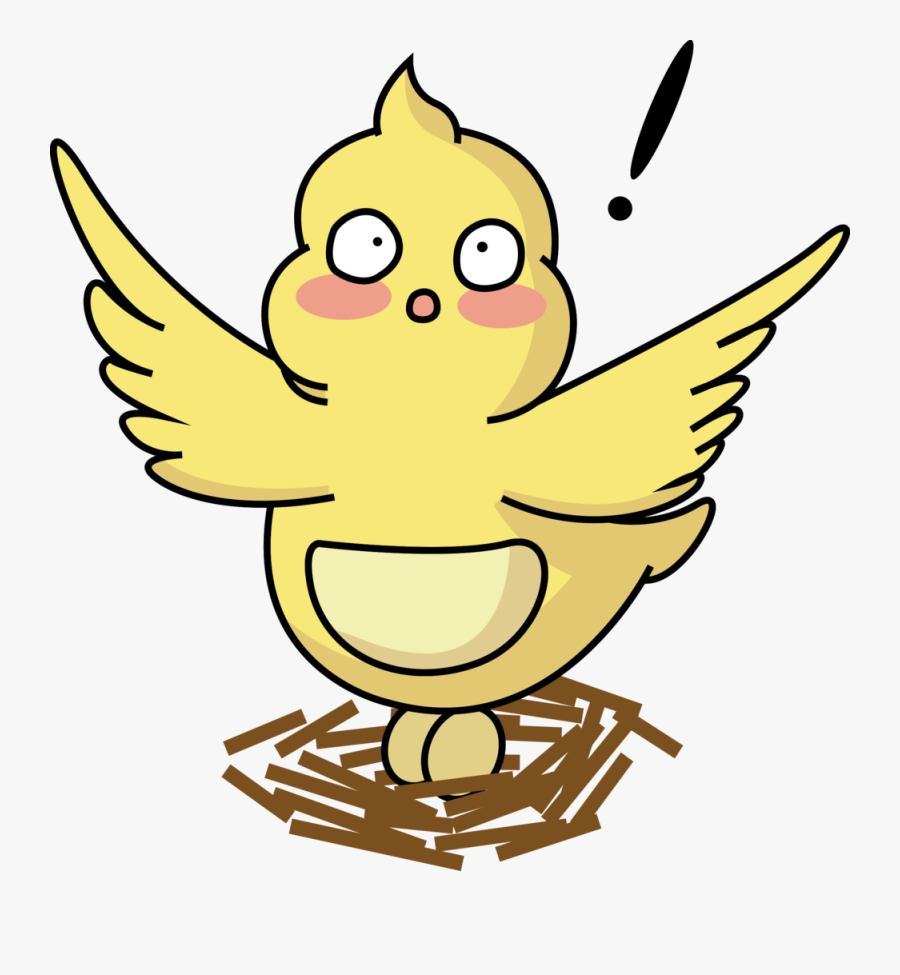 Out Clipart Yellow Chick - Cartoon, Transparent Clipart