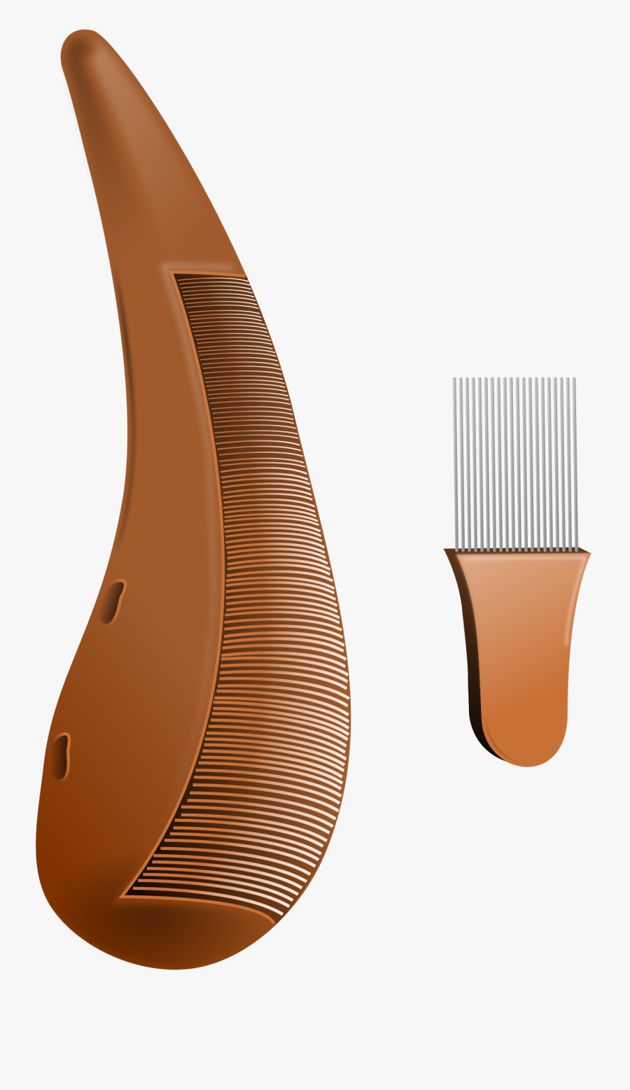 Hair Comb Comb Brush - Illustration, Transparent Clipart