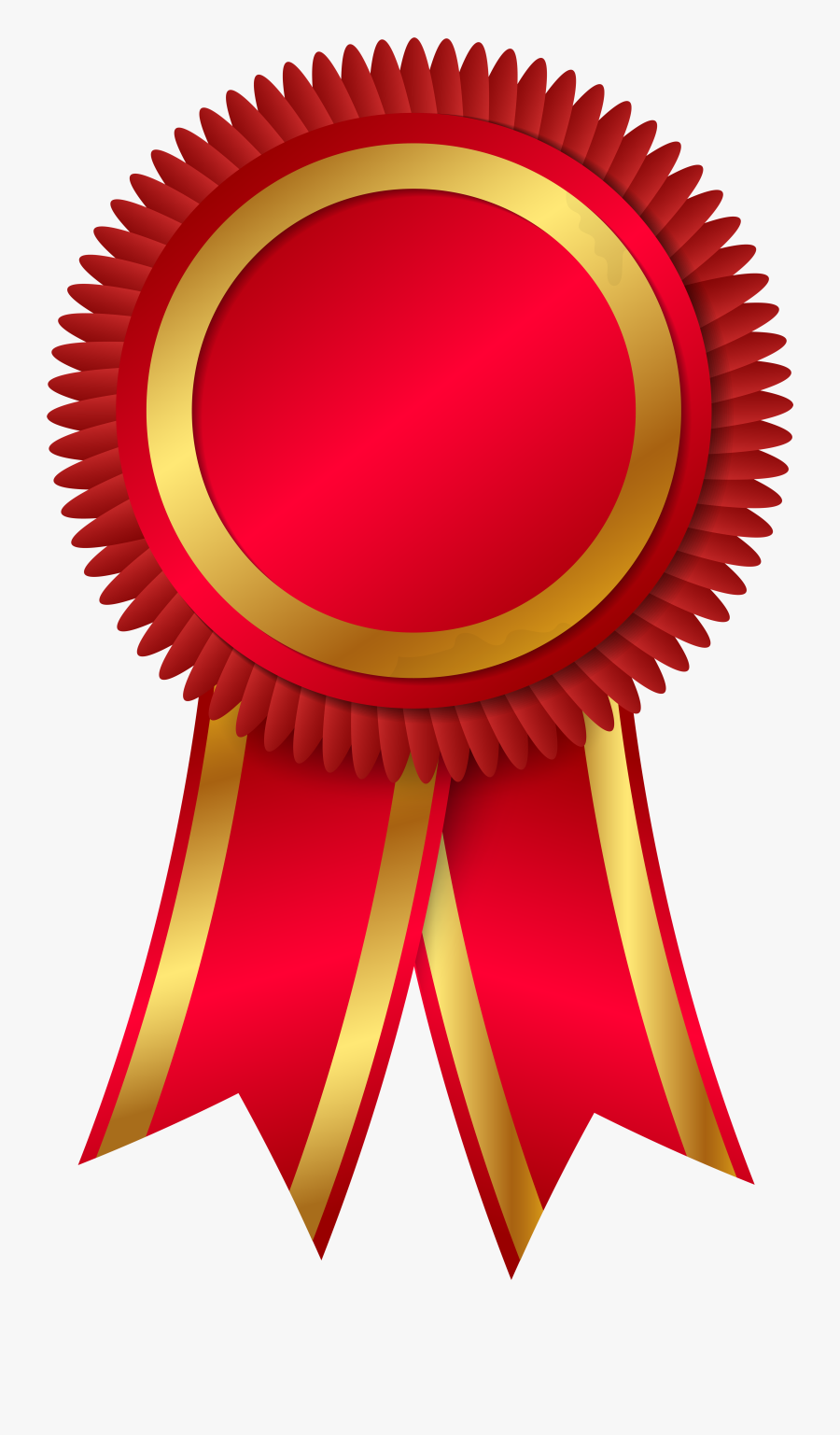 Golden Ribbon Rosette Award Cup Png Image High Quality - Rosette Png, Transparent Clipart