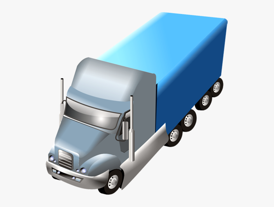 Trailer Icon, Transparent Clipart