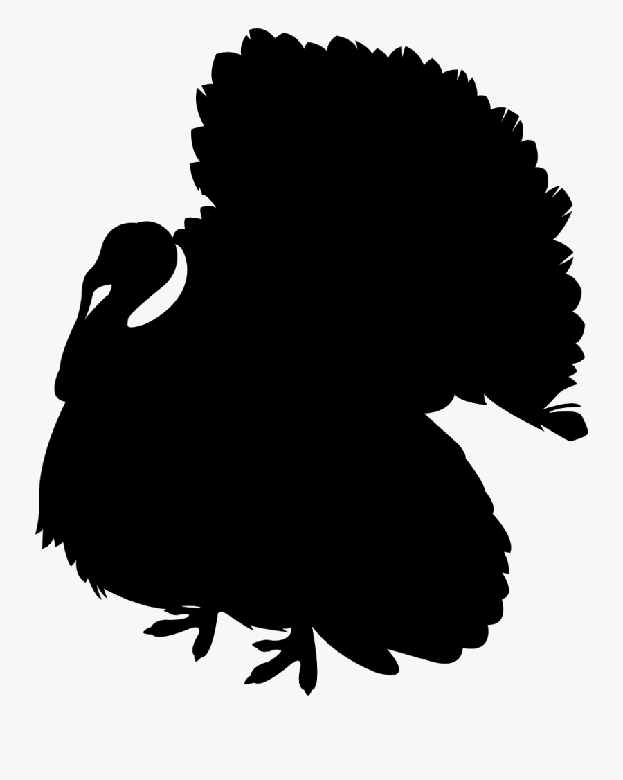 Silueta Pavo, Transparent Clipart