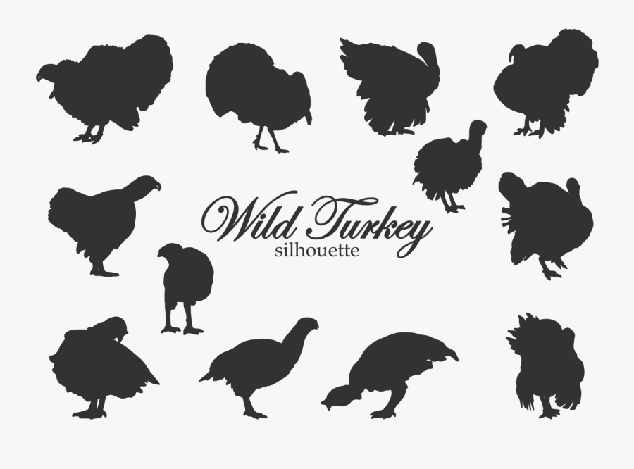 Turkey Clipart Farm - Silhouette Wild Turkey Svg, Transparent Clipart